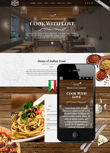 szablon strony internetowej www Italian Restaurant